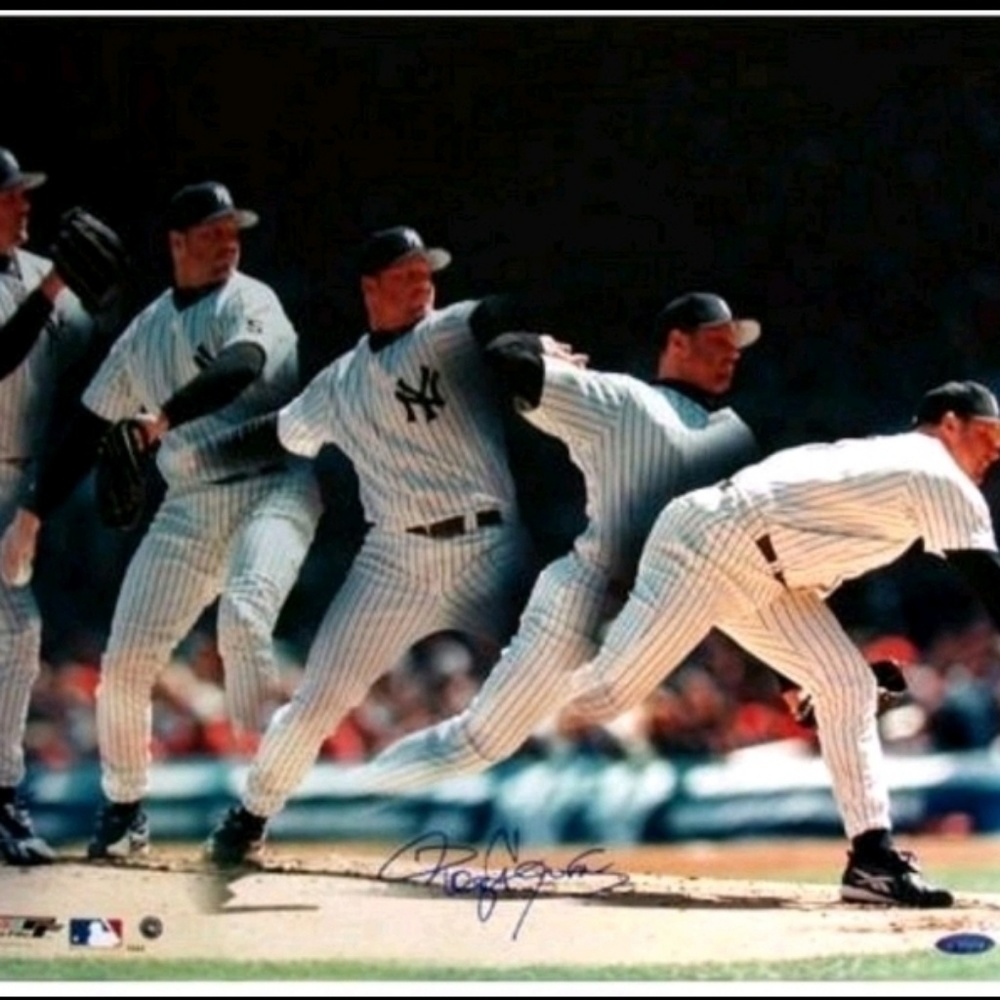 Authentic Roger the "Rocket"Clemens Autographed..